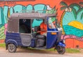 Taxi tuk-tuk is one of the most popular modes of transport in the cities of Sri Lanka