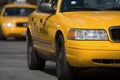 Taxies in Manhattan Royalty Free Stock Photo