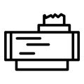 Taximeter trip icon, outline style