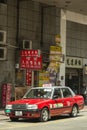 Taxis of Hong Kong Royalty Free Stock Photo