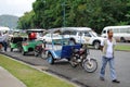 Taxis in Samana Royalty Free Stock Photo