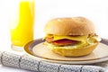 Taylor Ham Breakfast Sandwich Royalty Free Stock Photo