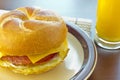 Taylor Ham Breakfast Sandwich Royalty Free Stock Photo
