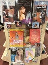 Taylor Swift dedicated stand at the Dymocks book store, during her visit with the Eras Tour Australia