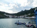 Tazones village port of Asturias in Spain. Europe. Horizontal photography.