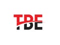 TBE Letter Initial Logo Design Vector Illustration
