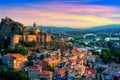 Tbilisi city at sunrise in Georgia