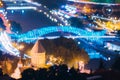 Tbilisi, Georgia. Abstract Blurred Bokeh Urban Backdrop Of Sioni Royalty Free Stock Photo