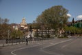 TBILISI, GEORGIA - Apr 05, 2020: Tbilisi on Lockdown from a pandemic in May 2020 Royalty Free Stock Photo