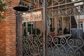 TBILISI, GEORGIA - Apr 05, 2020: A wine bar in Tbilisi on Lockdown from a pandemic in May 2020