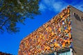 Tbilisi, Georgia - 19 April, 2017: Building facade of Auditorium of the industrial technical college at David