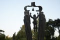 TBILISI, GEORGIA - APRIL 18, 2024: Deda Ena Park. Mother Tongue Statue