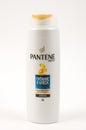 TBILISI, GEORGIA- April 18, 2020:Pantene pro-v famous shampoo bottle on white