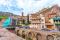 13.04.2018 Tbilisi, Georgia - Architecture of the Old Town of Tb Royalty Free Stock Photo
