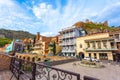 13.04.2018 Tbilisi, Georgia - Architecture of the Old Town of Tb Royalty Free Stock Photo