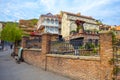 13.04.2018 Tbilisi, Georgia - Architecture of the Old Town of Tb Royalty Free Stock Photo