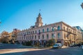 Tbilisi, Georgia - 14.01.2019: City Hall on liberty Freedom Square