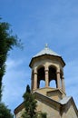 Tower with Georgian Christian Church cross Tbilisi Georgia