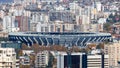 Tbilisi, Georgia - 23 November, 2020: Aerial view of Boris Paichadze Dinamo Arena
