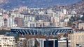 Tbilisi, Georgia - 23 November, 2020: Aerial view of Boris Paichadze Dinamo Arena