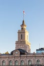 The majestic buildings of the Soviet era on Galaktion Tabidze St in the old part of the Tbilisi city in Georgia