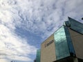 TBILISI, GEORGIA - OCTOBER 07, 2018: View of the business center Sokar