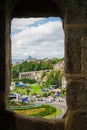 Tbilisi, Georgia. Panorama of Tbilisi. Europa square Royalty Free Stock Photo