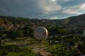 TBILISI, GEORGIA: A huge balloon for tourists in Rike Park