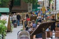 TBILISI, GEORGIA-SEP 25, 2016: People on a pedestrian street Sioni in the heart of the old town Royalty Free Stock Photo