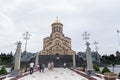 The Tbilisi Holy Trinity Cathedral main Georgian Orthodox Christian cathedral, located in Tbilisi, capital of Georgia