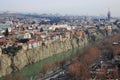 Tbilisi and Kura River