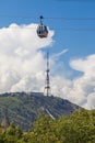 Tbilisi TV tower on Mount Mtatsminda - Georgia Royalty Free Stock Photo