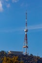 Tbilisi TV tower on Mount Mtatsminda - Georgia Royalty Free Stock Photo