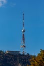 Tbilisi TV tower on Mount Mtatsminda - Georgia Royalty Free Stock Photo