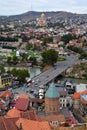 Bid eyes view of Tbilisi.