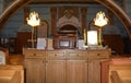 Indoor of the Great Synagogue of Tbilisi