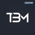 TBM monogram icon Royalty Free Stock Photo