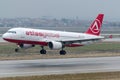 TC-ABL AtlasGlobal Airlines, Airbus A320-214 Royalty Free Stock Photo