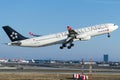 TC-JDL Turkish Airlines, Airbus A340-311 MALAZGIRT Royalty Free Stock Photo