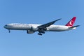 TC-JJG Turkish Airlines Boeing 777-3F2ER YILDIZ Royalty Free Stock Photo