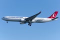 TC-JNZ Turkish Airlines Airbus A330-303 KARTALKAYA Royalty Free Stock Photo