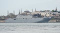 TCG Anadolu Ship passing Bosphorus, Istanbul