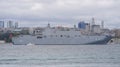 TCG Anadolu Ship passing Bosphorus, Istanbul