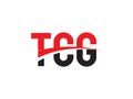 TCg Letter Initial Logo Design Vector Illustration Royalty Free Stock Photo