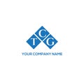 TCG letter logo design on BLACK background. TCG creative initials letter logo concept. TCG letter design Royalty Free Stock Photo