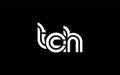 TCH Creative Unique Modern Letter Logo Design Royalty Free Stock Photo