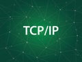 Tcp ip networking - Transmission Control Protocol Internet Protocol is a set of rules protocols governing communications Royalty Free Stock Photo