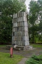 Monument commemorating those who died in the barracks, on Plac Niezlomnych, in the Szpegawski