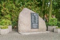 Stone commemorating the scouts who died during the Second World War