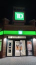 TD Bank sign - Toronto Dominion Bank sign Royalty Free Stock Photo